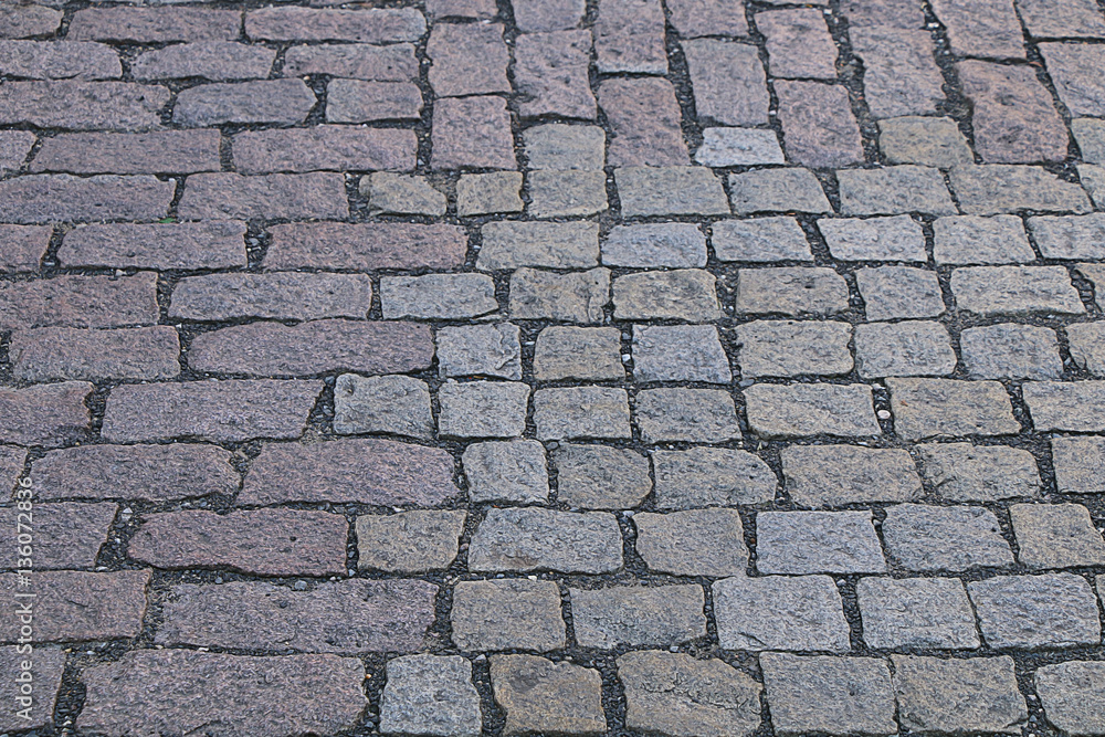 The texture of the street stones and boulders The texture of the street stones and boulders