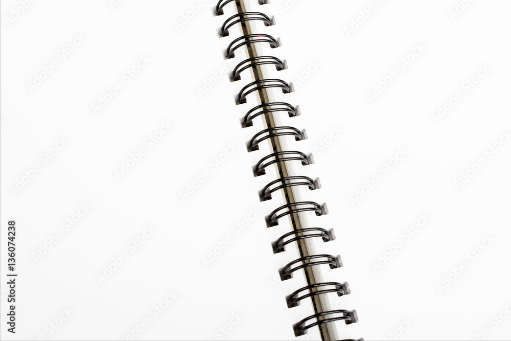white workbook background, open ring binder white workbook background, open ring binder