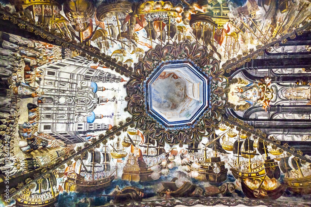 Frescoes Spanish History Sanctuary Jesus Atotonilco Mexico Frescoes Spanish History Sanctuary Jesus Atotonilco Mexico