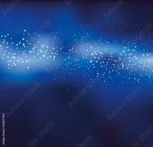 night sky stars concept vector illustration for background. simp