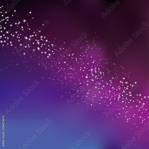 night sky stars concept vec...