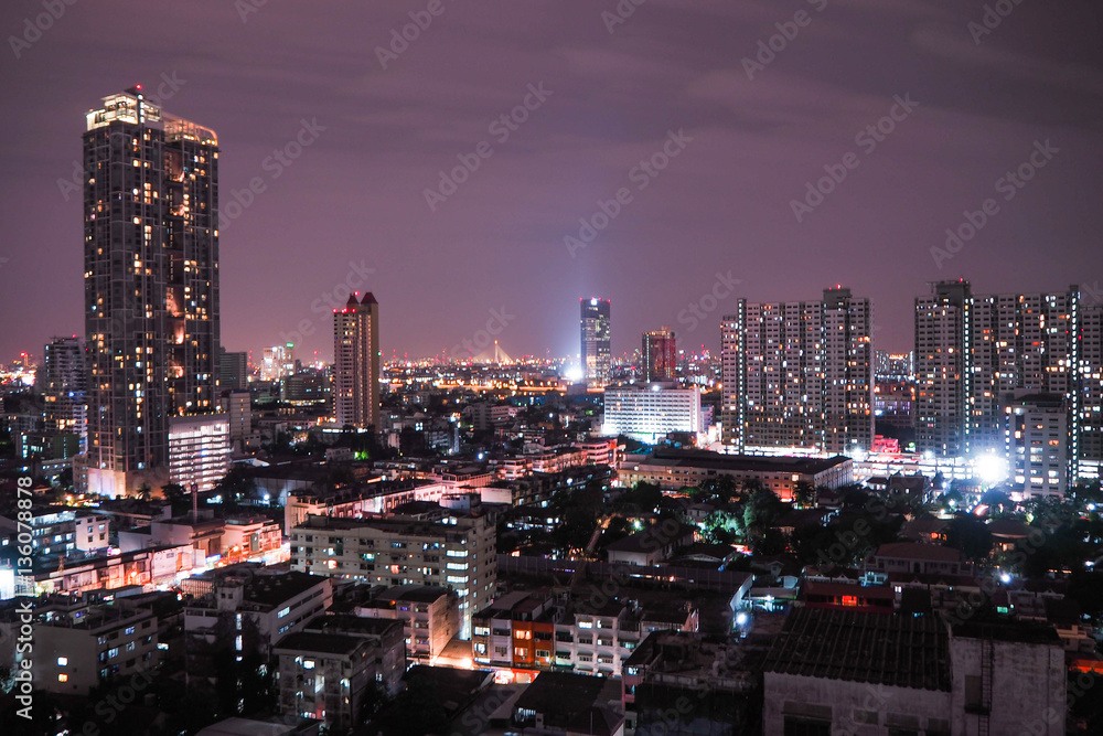 Urban view in nightime