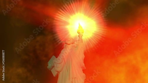 Digital Animation of the Statue of Liberty