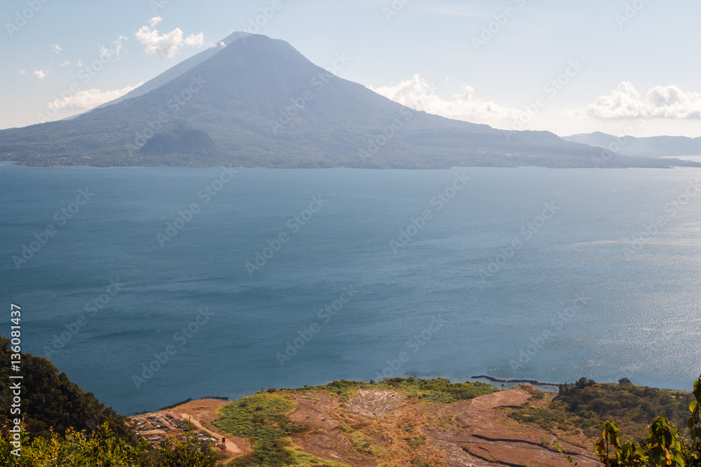 A view to Atitlan lake, Guatemala