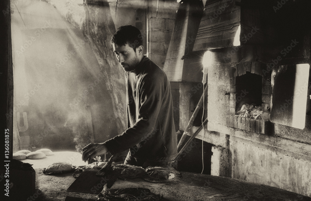 Traditional bread production Traditional bread production