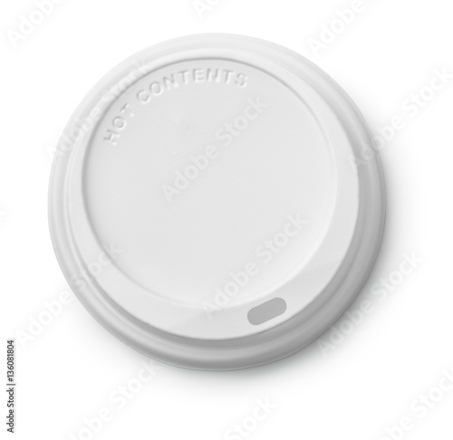 Plastic disposable top coffee cap