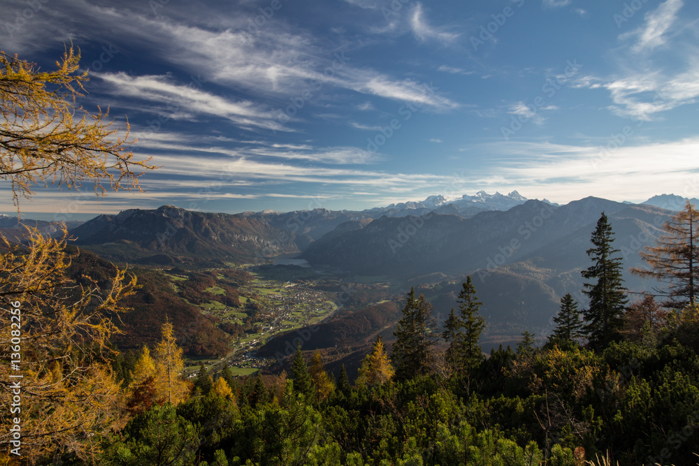 View from Katrin, Bad Ischl, Austria