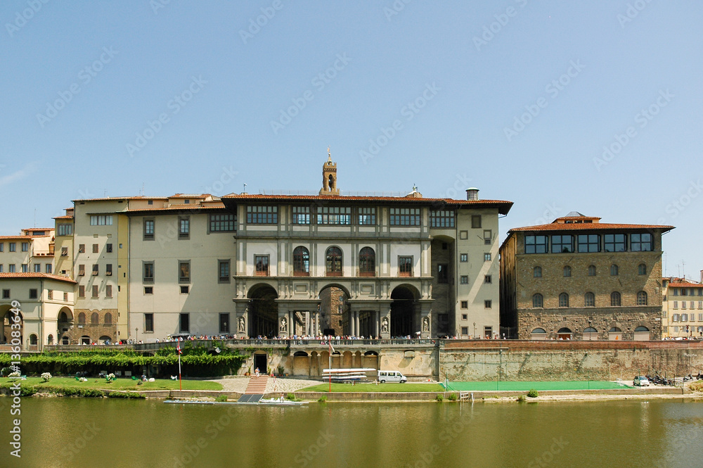 Florenz die uffizien am Arno