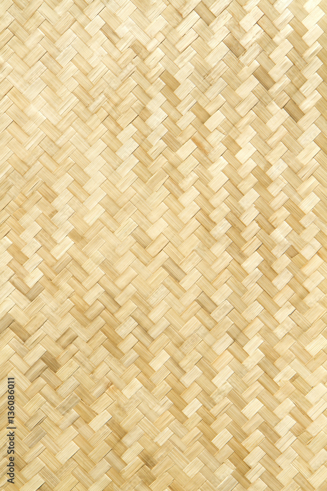 Brown weave pattern from nature material as natural background Brown weave pattern from nature material as natural background