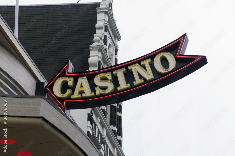 Fototapeta premium casino in amsterdam