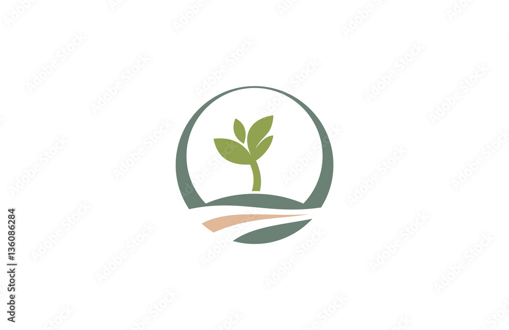 tree landscape logo
