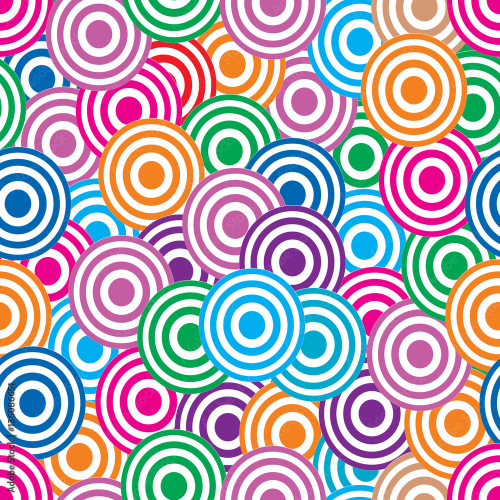 Circular colorful background