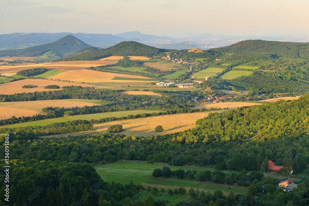 Peaks of Central Bohemian Uplands, Czech republic, 18 September 2016