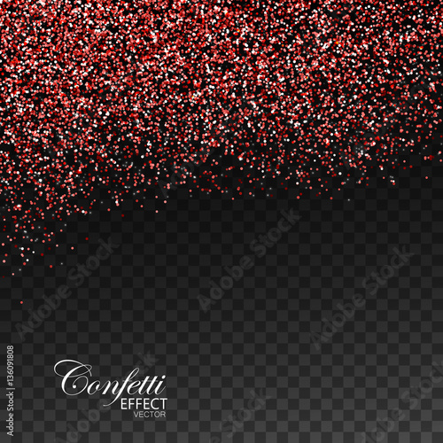 Red Ruby Confetti Glitters.