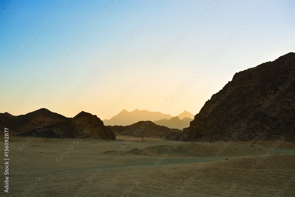 landscape of the Arabian Desert landscape of the Arabian Desert