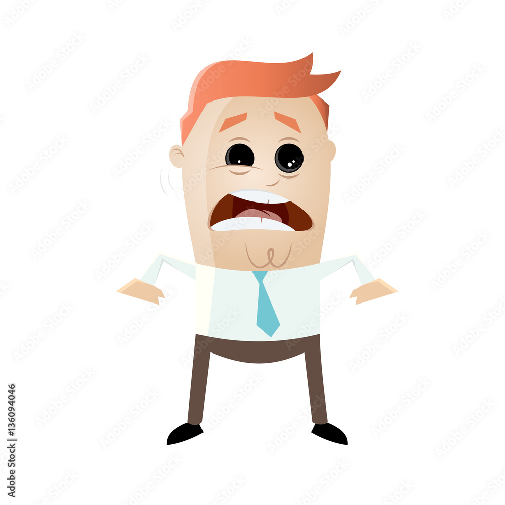 stressed businessman with flickering eye stressed businessman with flickering eye
