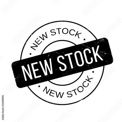 New Stock rubber stamp. Grunge design with dust scratches. Effects can be easily removed for a clean, crisp look. Color is easily changed.