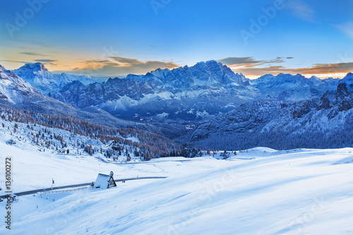 Dolomities, Dolomiti - Italy in wintertime © gornostaj