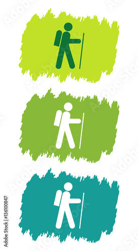 Logo randonnées pédestres.