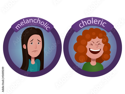 Character with a different temperament vector