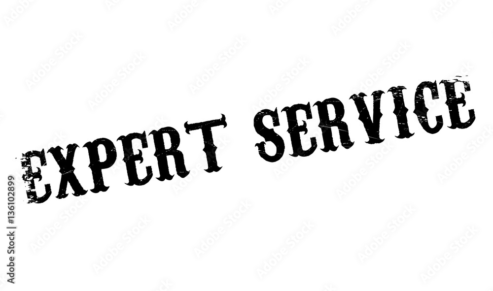 Expert Service rubber stamp. Grunge design with dust scratches. Effects can be easily removed for a clean, crisp look. Color is easily changed. Expert Service rubber stamp. Grunge design with dust scratches. Effects can be easily removed for a clean, crisp look. Color is easily changed.