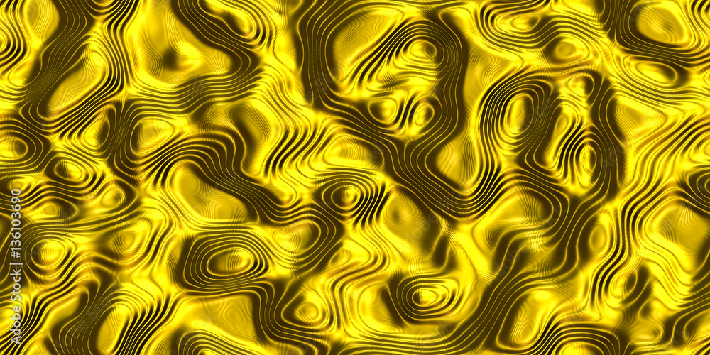Φωτογραφία A swirling, abstract pattern of yellow and gold hues, reminiscent of flowing liquid metal or molten gold