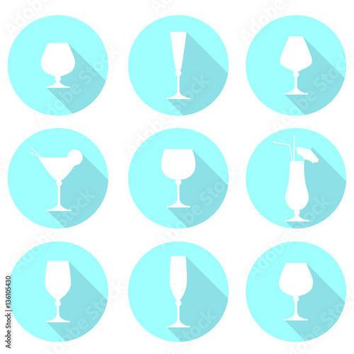 Icons of various crystal glasses.