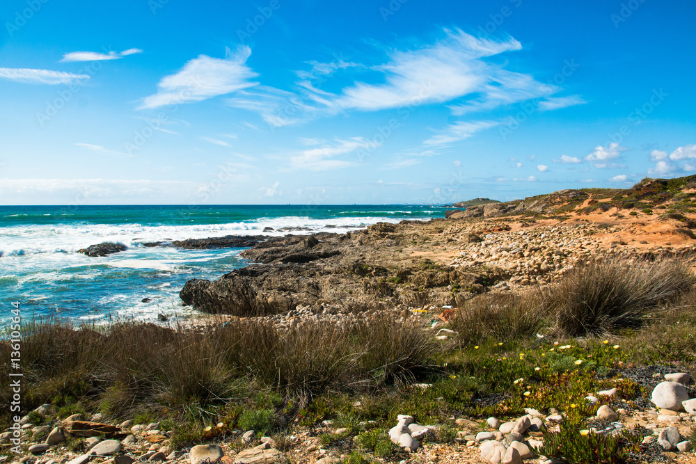 Beautiful landscapes of Fishermen's Trail, Trails Alentejo, Rota Vicentina hiking trail Portugal Beautiful landscapes of Fishermen's Trail, Trails Alentejo, Rota Vicentina hiking trail Portugal
