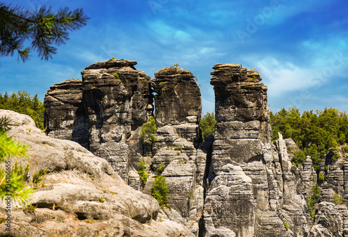 Elbsandsteingebirge, Bastei, Rathen, Sächsische Schweiz