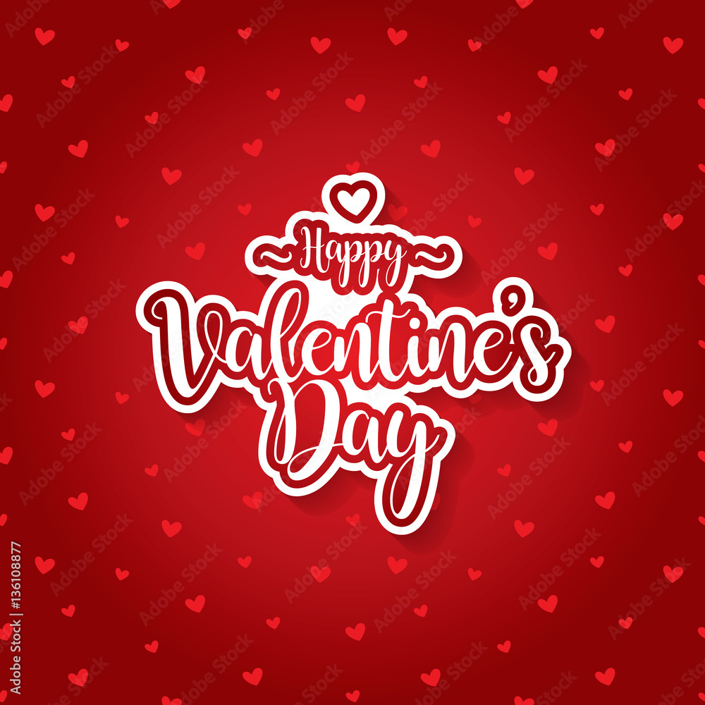 happy valentines day greeting card vector illustration happy valentines day greeting card vector illustration