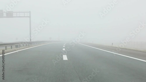 Driving Car through the Fog