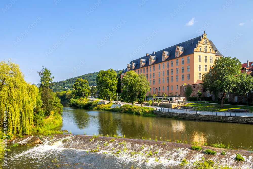 Obraz premium Welfenschloss Münden, Hannoversch Münden 