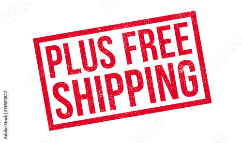 Plus Free Shipping rubber stamp. Grunge design with dust scratches. Effects can be easily removed for a clean, crisp look. Color is easily changed.