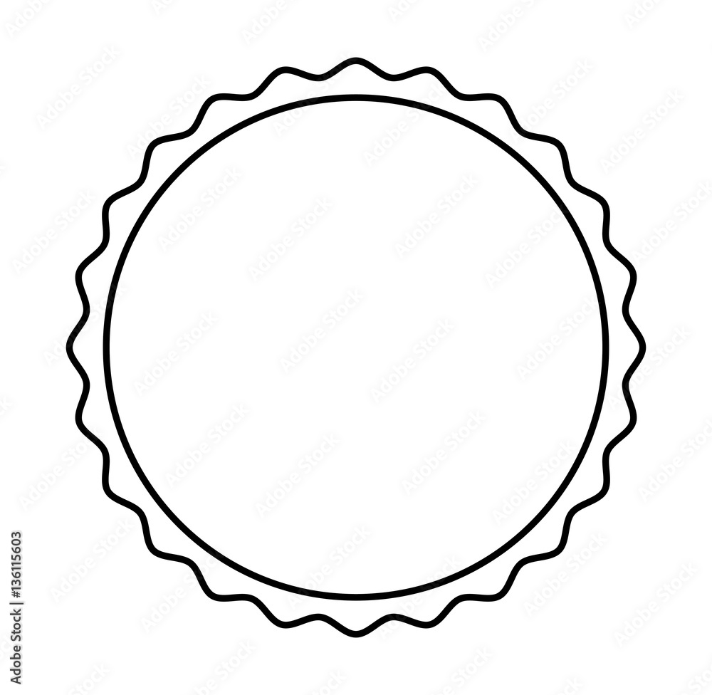 circle seal stamp icon vector illustration design circle seal stamp icon vector illustration design
