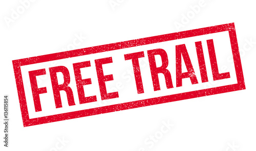 Free Trail rubber stamp. Grunge design with dust scratches. Effects can be easily removed for a clean, crisp look. Color is easily changed.