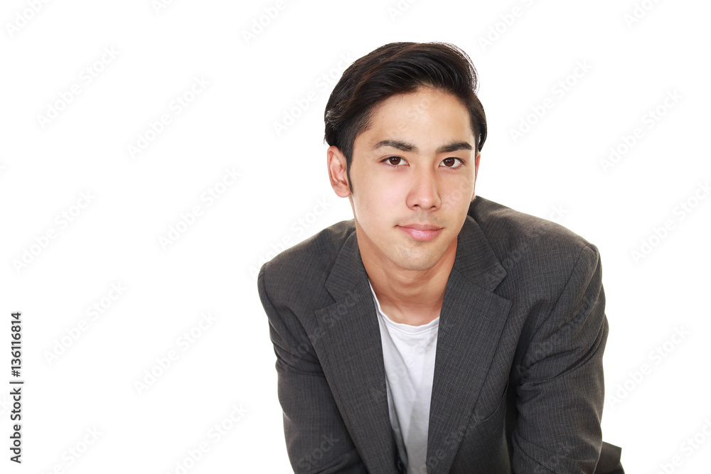 笑顔の男性 笑顔の男性