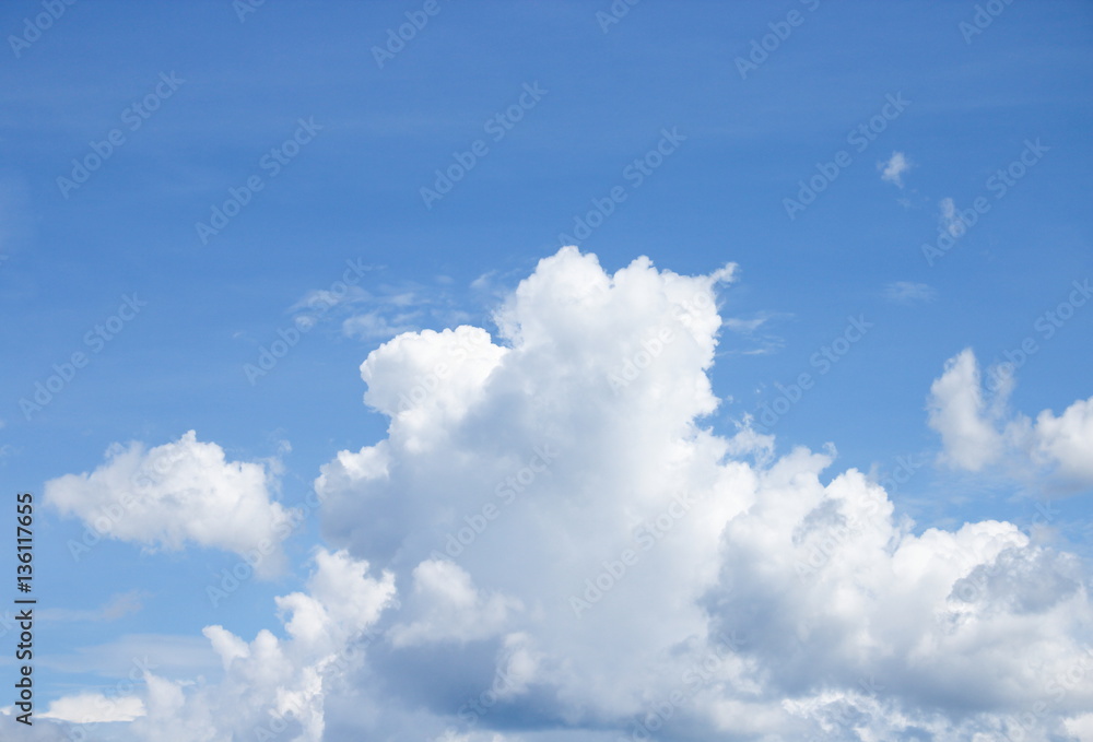 Blue sky white cloud landscape beautiful in nature Blue sky white cloud landscape beautiful in nature