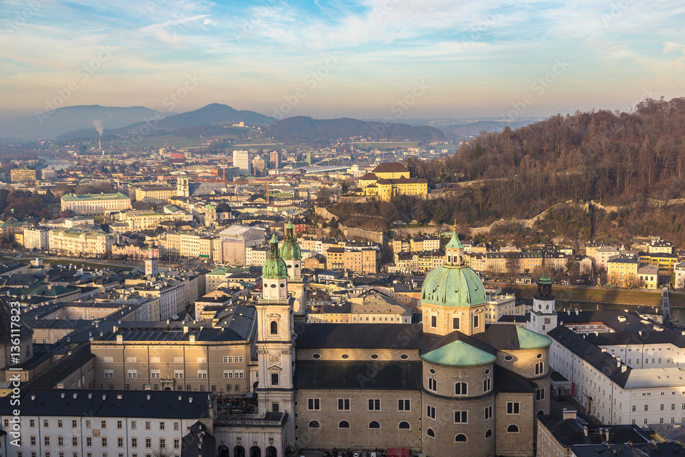 Naklejka premium Salzburg Cathedral, Austria