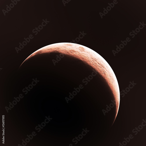 Fototapeta Naklejka Na Ścianę i Meble -  Celestial body Moon   