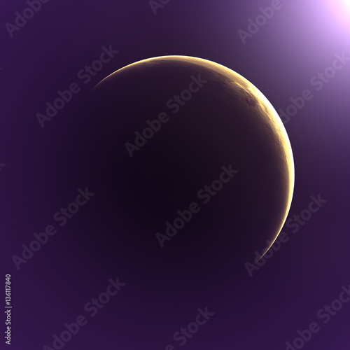 Fototapeta Naklejka Na Ścianę i Meble -  Celestial body Moon   
