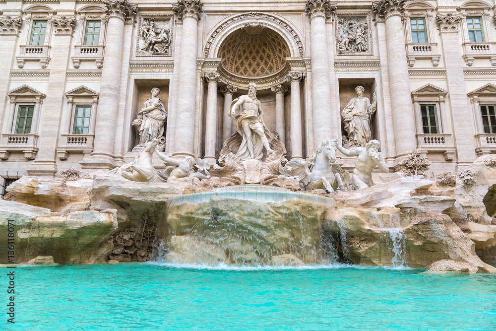 Fountain di Trevi in Rome