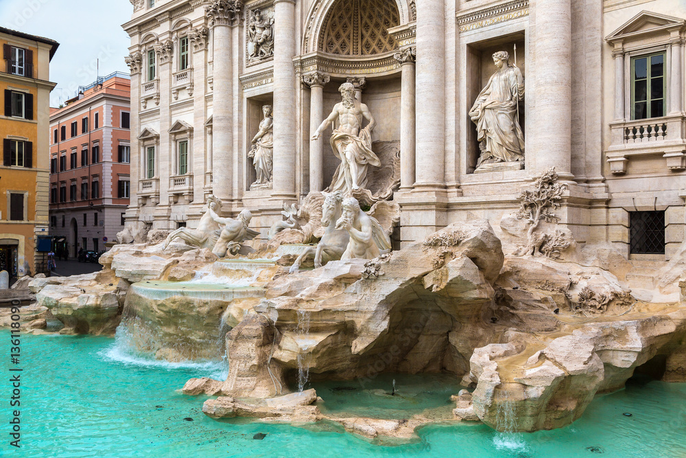 Fountain di Trevi in Rome