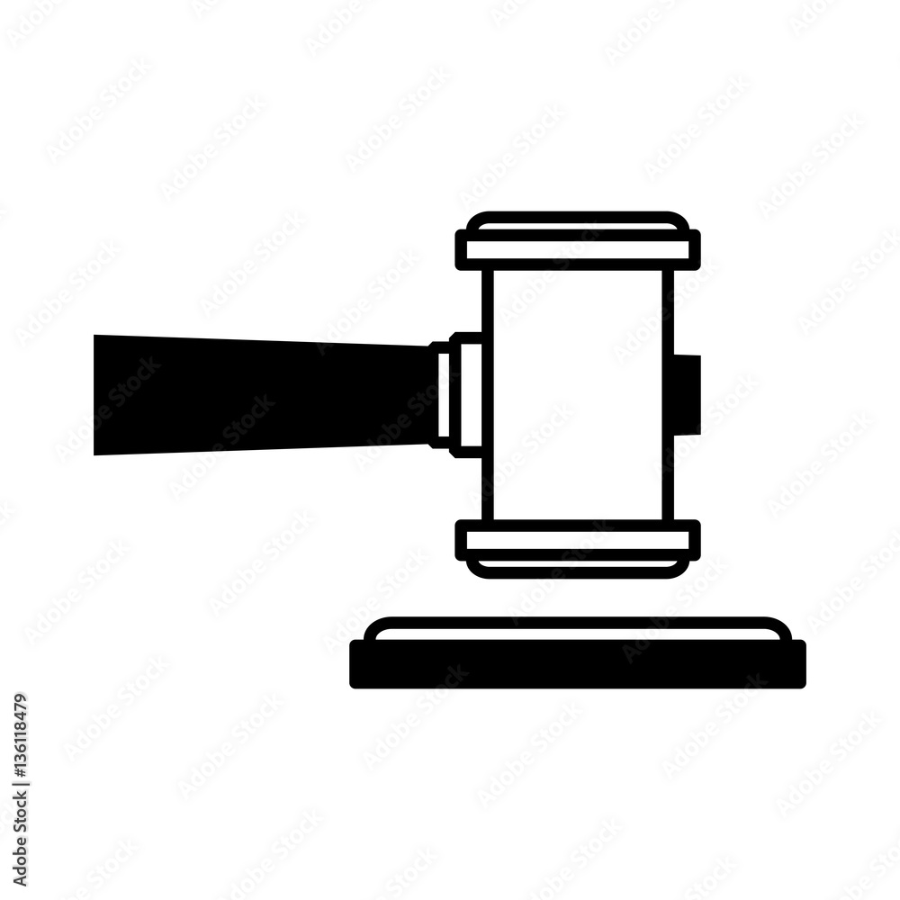 justice gavel isolated icon vector illustration design justice gavel isolated icon vector illustration design