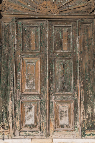 Old door in Venice, Italy
