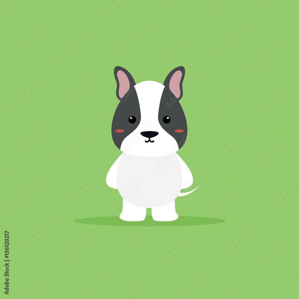 Obraz premium Cute Cartoon dog