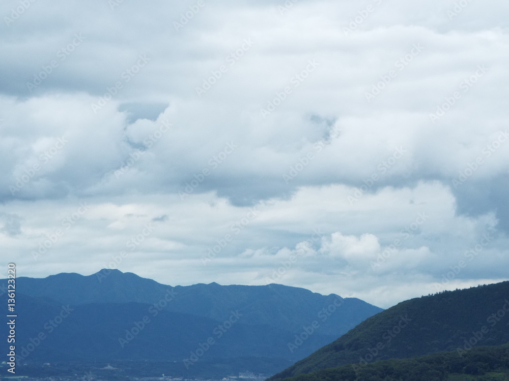 雲海と稜線 cloud and ridgeline