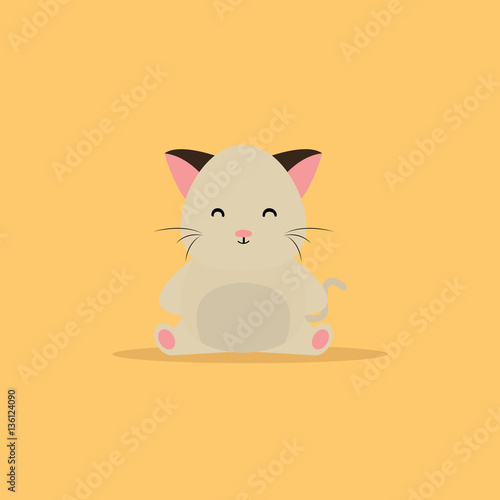 Cute Cartoon cat