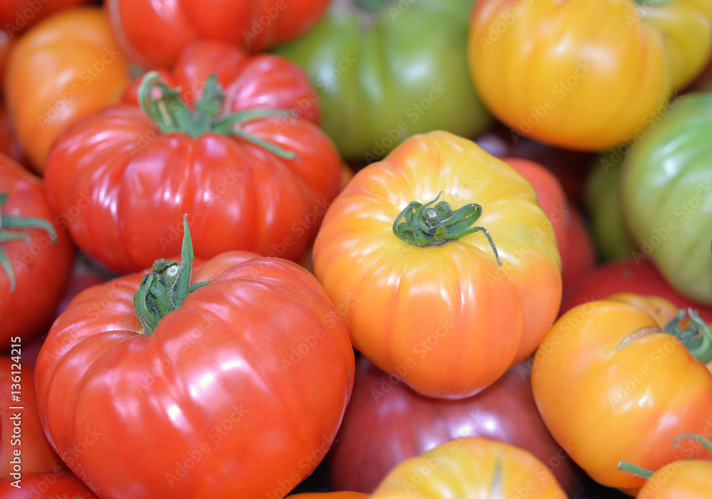 Heirloom Tomatoes, Farmer's Market Heirloom Tomatoes, Farmer's Market