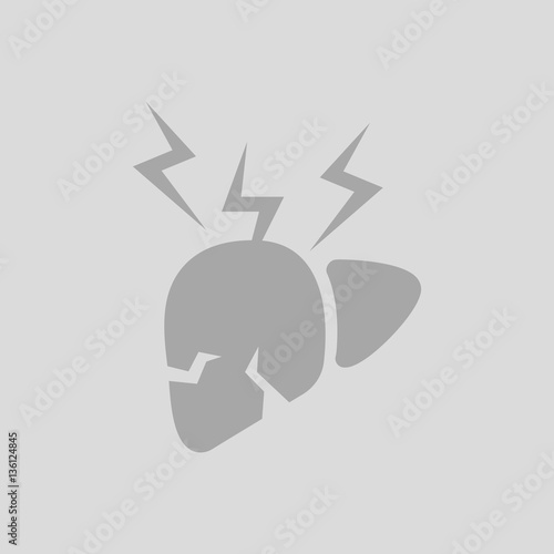 human organ liver, various symptoms of Malaria on the liver