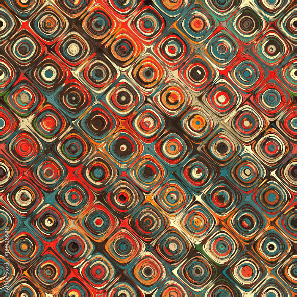 Repeating  abstract bubbles pattern